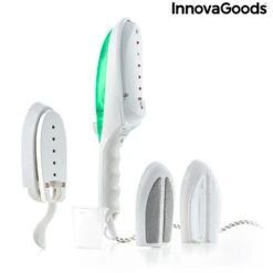 Ferro Da Stiro A Vapore Verticale InnovaGoods 1000W Bianco Verde -Rowentus Negozio 11453507 5