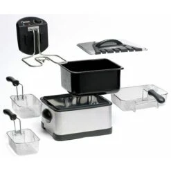 DF402B Friggitrice Famiglia 2000 W 3 Cestelli Bestron -Rowentus Negozio 1297250 4