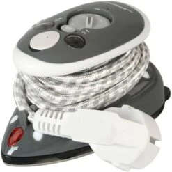 Nova Ferro Da Stiro Da Viaggio Antiaderente E A Doppia Tensione Da 40 Ml Con Misurino Colore : Grigio -Rowentus Negozio 14814172 5