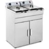 Friggitrice Elettrica Con Armadietto 2 X 16 Litri Acciaio Inox 2 X 6.000 Watt -Rowentus Negozio 14895736 1