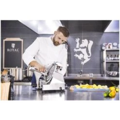 Affettatrice Uso Professionale 230V Lama 22 Cm Potenza 120W Taglio 0-12Mm -Rowentus Negozio 14895900 4