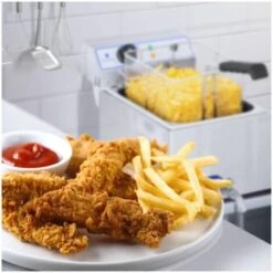 Friggitrice Elettrica Con Capacità 17 Litri 3000 Watt Acciaio Inox 60-200 °C -Rowentus Negozio 14896923 4