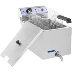 Friggitrice Elettrica Con Capacità 17 Litri 3000 Watt Acciaio Inox 60-200 °C -Rowentus Negozio 14896923 5