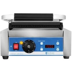 Piastra Per Panini Elettrica Bistecchiera Timer Display Digitale 1800 W - Rigata -Rowentus Negozio 14896962 3