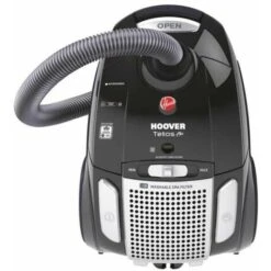 Hoover TE76PAR011 Telios Plus Aspirapolvere A Traino Con Filo Con Sacco Potenza 700 W Capacita' 3,5 Litri Classe Energetica A+++ Nero