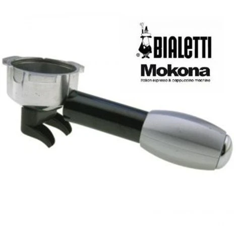 BRACCETTO BRACCIO PORTAFILTRO MACCHINA CAFFE' MOKONA BIALETTI GRIGIO 3 BRACCETTO BRACCIO PORTAFILTRO MACCHINA CAFFE' MOKONA BIALETTI GRIGIO