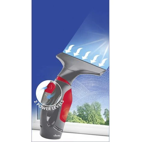 Vileda Windowmatic POWER Aspirapolvere Per Finestre Grigio, Rosso 7 Vileda Windowmatic POWER Aspirapolvere Per Finestre Grigio, Rosso - immagine 5