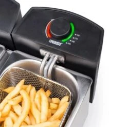 Friggitrice Elettrica Princess Doppia Vasca 2 Cestelli Potenza 2x1800 Watt -Rowentus Negozio 16142354 5