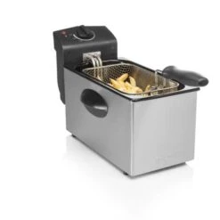 Tristar Friggitrice Elettrica In Acciaio Inox 3 Litri 2000W Cestello Termostato