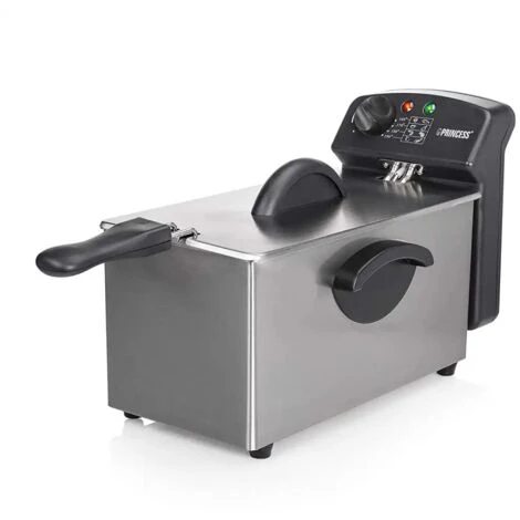 Friggitrice Elettrica In Acciaio Inox 3 Lt 2000W Termostato Regolabile 190 Gradi 6 Friggitrice Elettrica In Acciaio Inox 3 Lt 2000W Termostato Regolabile 190 Gradi - immagine 4