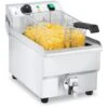 Friggitrice 10 Litri Con Rubinetto Di Scarico 3000 W 230 V Acciaio Inox 3 Kg -Rowentus Negozio 24394102 1