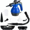 Pulitore Vapore 350 Ml, Pulitore A Vapore Portatile Multiuso 3 Bar, Con 9 Accessori (Blu) -Rowentus Negozio 26693437 1