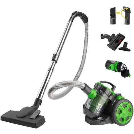 Monzana Aspirapolvere Senza Sacco Accessori Filtro HEPA 700 W Aspiratore Per Pavimenti Domestici Multiciclone Verde 3 Monzana Aspirapolvere Senza Sacco Accessori Filtro HEPA 700 W Aspiratore Per Pavimenti Domestici Multiciclone Verde