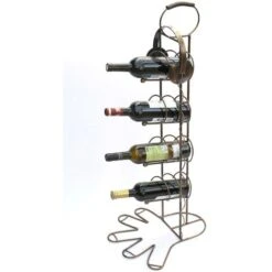 DanDiBo Scaffale Vino 10-0445 Scaffale Porta Bottiglie In Metallo 93 Cm Scaffale Porta Vini -Rowentus Negozio 29308959 3