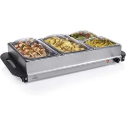 Scaldavivande Elettrico 300W Multifunzione Cibi Caldi 6.8lt Manici Termoisolanti -Rowentus Negozio 30924354 4