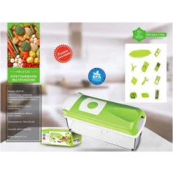 Affettaverdure Manuale Multifunzione Affettatrice Taglia Verdure Sminuzza Trita 11 Affettaverdure Manuale Multifunzione Affettatrice Taglia Verdure Sminuzza Trita -Rowentus Negozio 31995828 5