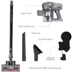 Aspirapolvere Senza Fili Ricaricabile 2in1 22,2v - Bat-h20b - Kitchen Move -Rowentus Negozio 34740860 4