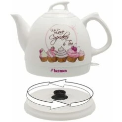 Bollitore Elettrico Per Tè 1785 W Bianco DTP800SD Bestron 8 Bollitore Elettrico Per Tè 1785 W Bianco DTP800SD Bestron -Rowentus Negozio 4155249 3