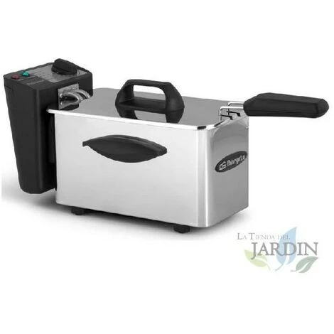 Friggitrice Professionale In Acciaio - INOX Orbegozo. Capacità 1,5 Litri. Termostato Regolabile. Potenza 1.500 W. 3 Friggitrice Professionale In Acciaio - INOX Orbegozo. Capacità 1,5 Litri. Termostato Regolabile. Potenza 1.500 W.