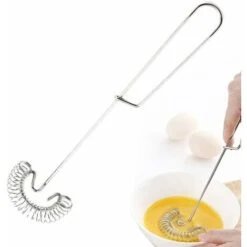 SOEKAVIA Frusta A Spirale In 3 Pezzi Frusta, Frusta, Frusta A Molla In Acciaio Inossidabile, Per Mescolare Multifunzionale Latte Crema D'uovo Più Salse Gadget Da Cucina -Rowentus Negozio 44261726 3