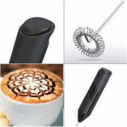 Montalatte Elettrico Ricaricabile Usb Schiumatore Latte Cappuccino Frullino Uova -Rowentus Negozio 50639939 3