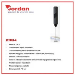 Montalatte Elettrico Ricaricabile Usb Schiumatore Latte Cappuccino Frullino Uova -Rowentus Negozio 50639939 4