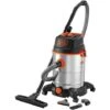 Black & Decker BIDONE ASPIRATUTTO BLACK+DECKER 30LT ACCIAIO CON ACCESSORI -Rowentus Negozio 51446132 1