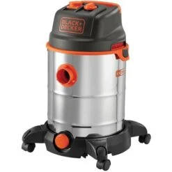 Black & Decker BIDONE ASPIRATUTTO BLACK+DECKER 30LT ACCIAIO CON ACCESSORI -Rowentus Negozio 51446132 3