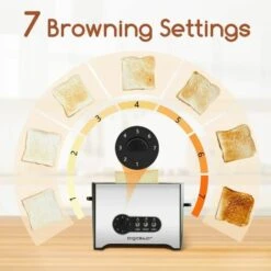 TOSTAPANE TOAST 2 FETTE 900W 7 IMPOSTAZIONI SCALDA BRIOCHE ACCIAIO INOSSIDABILE -Rowentus Negozio 53989200 2