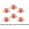 TAZZINE CAFFE' CONF. 6 PZ. C/PIATT. CORINTO 2 TAZZINE CAFFE' CONF. 6 PZ. C/PIATT. CORINTO -Rowentus Negozio 54423693 1