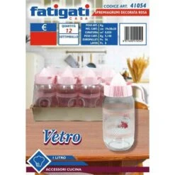 SPREMIAGRUMI VETRO LT.1 DEC. ROSA
