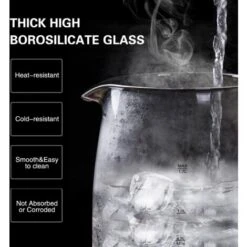 BOLLITORE ELETTRICO IN VETRO 1.7 LITRI CON FILTRO E LED BLU 2200 W AIGOSTAR-Bianco -Rowentus Negozio 58211913 4