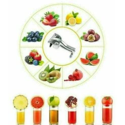 SPREMIAGRUMI ESTRATTORE MANUALE DI SUCCO PRESSA FRUTTA FRESCA ALLUMINIO -Rowentus Negozio 58255009 4
