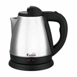 Bollitore COMELEC D227990 1,2 L 1600W Argentato Nero Acciaio Inossidabile Bianco Nero/Argentato 1200 W 1,2 L 1600 W