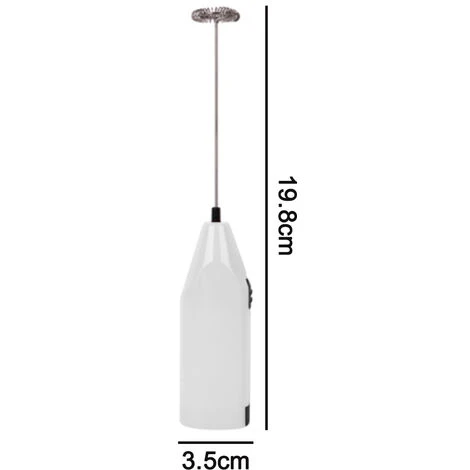 HIASDFLS Montalatte Palmare A Batteria Da 2 Pezzi - Frusta Elettrica Montalatte Agitatore A Batteria, Schiumalatte Manuale, Mini Miscelatore Per Caffè A Prova Di Proiettile, Cappuccino, Latte, Frappe 4 HIASDFLS Montalatte Palmare A Batteria Da 2 Pezzi - Frusta Elettrica Montalatte Agitatore A Batteria, Schiumalatte Manuale, Mini Miscelatore Per Caffè A Prova Di Proiettile, Cappuccino, Latte, Frappe - immagine 2