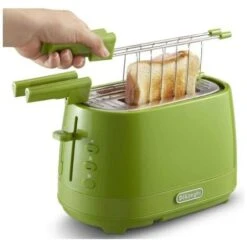 DeLonghi CTLAP2203.GR Tostapane A 2 Scomparti Potenza 550 W Verde