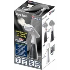 Termozeta 74369 Tintoria Speedy Ferro Da Stiro Verticale A Vapore 1000W 120ml Bianco/Grigio -Rowentus Negozio 60468631 3