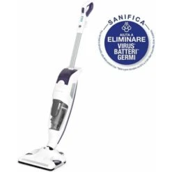 Rowenta RY7731 Clean And Steam Revolution Scopa Lavapaviment A Vapore Aspira E Igienizza Bianca -Rowentus Negozio 60622112 4