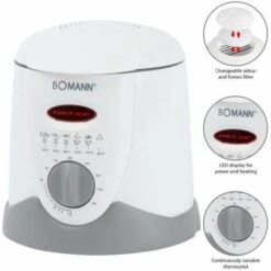 Bomann FFR 1290 CB Friggitrice 1 Litro Indipendente 840W Grigio/Bianco -Rowentus Negozio 60626475 5