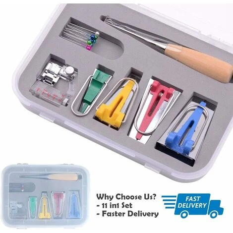 Strumento Per La Creazione Di Nastri In Sbieco Accessori Per Il Cucito Set Per Nastri In Acciaio Inossidabile 4 Strumento Per La Creazione Di Nastri In Sbieco Accessori Per Il Cucito Set Per Nastri In Acciaio Inossidabile - immagine 2