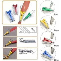 Strumento Per La Creazione Di Nastri In Sbieco Accessori Per Il Cucito Set Per Nastri In Acciaio Inossidabile 9 Strumento Per La Creazione Di Nastri In Sbieco Accessori Per Il Cucito Set Per Nastri In Acciaio Inossidabile -Rowentus Negozio 63843253 3
