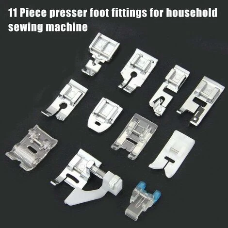 11 Pezzi Piedini, Kit Macchina Da Cucire Piedini Di Ricambio Accessori Per Alcuni Modelli Di Macchine Da Cucire Brother Singer Janome Toyota Per La Casa 6 11 Pezzi Piedini, Kit Macchina Da Cucire Piedini Di Ricambio Accessori Per Alcuni Modelli Di Macchine Da Cucire Brother Singer Janome Toyota Per La Casa - immagine 4