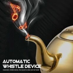 Teiera In Acciaio Inox Con Infusore Per Il Tè In Metallo Dorato Bollitore Per Acqua Calda Teiere Per Piano Cottura A Fogli Mobili Per Tè Bollente In Ufficio A Casa Forniture 1. 5L 10 Teiera In Acciaio Inox Con Infusore Per Il Tè In Metallo Dorato Bollitore Per Acqua Calda Teiere Per Piano Cottura A Fogli Mobili Per Tè Bollente In Ufficio A Casa Forniture 1. 5L -Rowentus Negozio 63847110 4