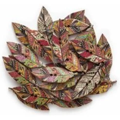 50 Pz/set Foglia D'acero Stampato Bottoni In Legno Colore Abbagliante Bottoni Decorativi Vestiti Cappelli E Sciarpe Accessori Bottoni -Rowentus Negozio 63847224 2