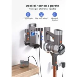 HONITURE S11 Scopa Elettrica Senza Fili,33Kpa/400W Aspirapolvere Senza Fili Potente Con Display Touch E LED,Prevenire L'avvolgimento Dei Capelli,Aspiratore Senza Filo Per Peli Animali 11 HONITURE S11 Scopa Elettrica Senza Fili,33Kpa/400W Aspirapolvere Senza Fili Potente Con Display Touch E LED,Prevenire L'avvolgimento Dei Capelli,Aspiratore Senza Filo Per Peli Animali -Rowentus Negozio 63921489 5