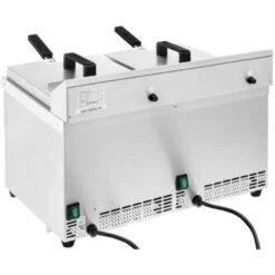 Friggitrice A Induzione 2 Vasche Da 10 Litri Con Timer E Rubinetto Di Scarico -Rowentus Negozio 65341120 5