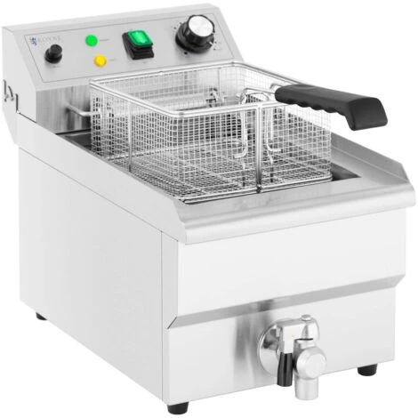 Friggitrice Elettrica Professionale Rubinetto Di Scarico Zona Fredda 5000W 9 L 7 Friggitrice Elettrica Professionale Rubinetto Di Scarico Zona Fredda 5000W 9 L - immagine 5
