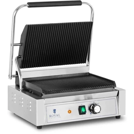 Piastra Per Panini E Toast Bistecchiera Rigata 2.200 W 50 - 300 °C 33 X 22 Cm 3 Piastra Per Panini E Toast Bistecchiera Rigata 2.200 W 50 - 300 °C 33 X 22 Cm