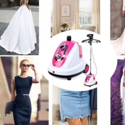 Stiratore Verticale A Vapore Rosa 1700W, Ferro Da Stiro Professionale Stiratore A Vapore -Rowentus Negozio 67447946 4