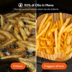 ULTENIC K20 - Friggitrice Ad Aria Senza Olio - Doppio Scomparto 3.8L*2- Touch Screen - Ricette Online -Rowentus Negozio 68980639 3